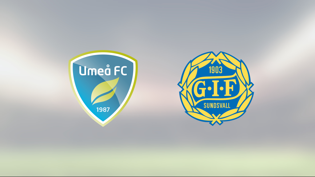Ture Sandberg gjorde avgörande målet för GIF Sundsvall mot Umeå FC