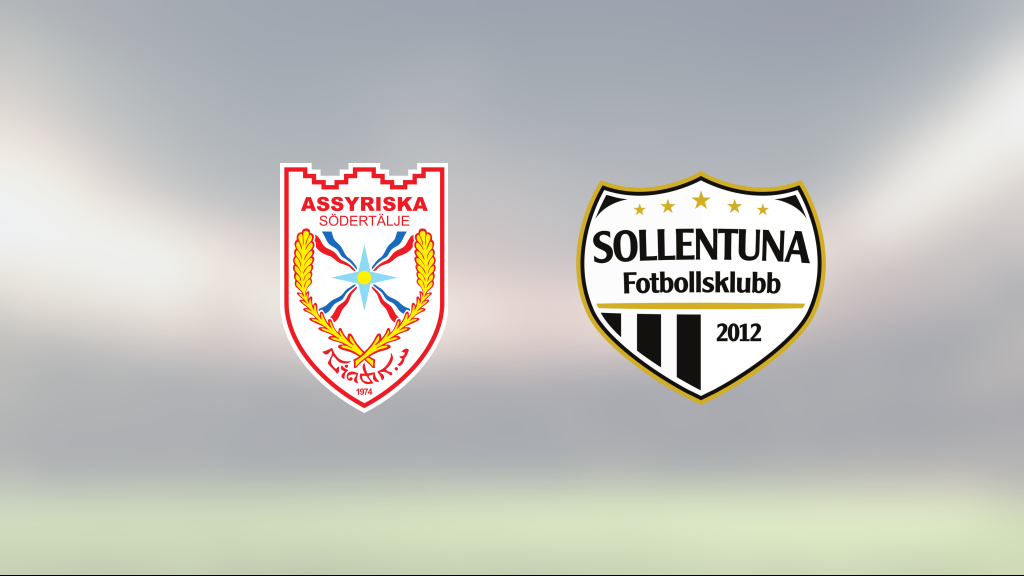 Mållöst mellan Assyriska och Sollentuna FK på Södertälje Fotbollsarena