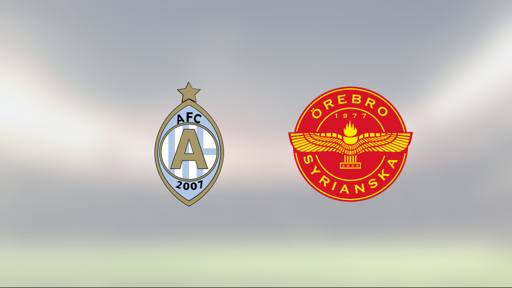 Emanuel Chabo poängräddare för AFC Eskilstuna – på övertid mot Örebro Syrianska