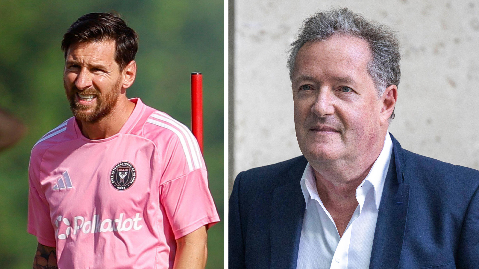 Piers Morgan utelämnar Messi i sitt världslag