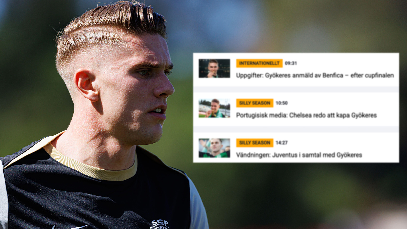 Viktor Gyökeres om transferryktena: ”De hittar på ämnen”