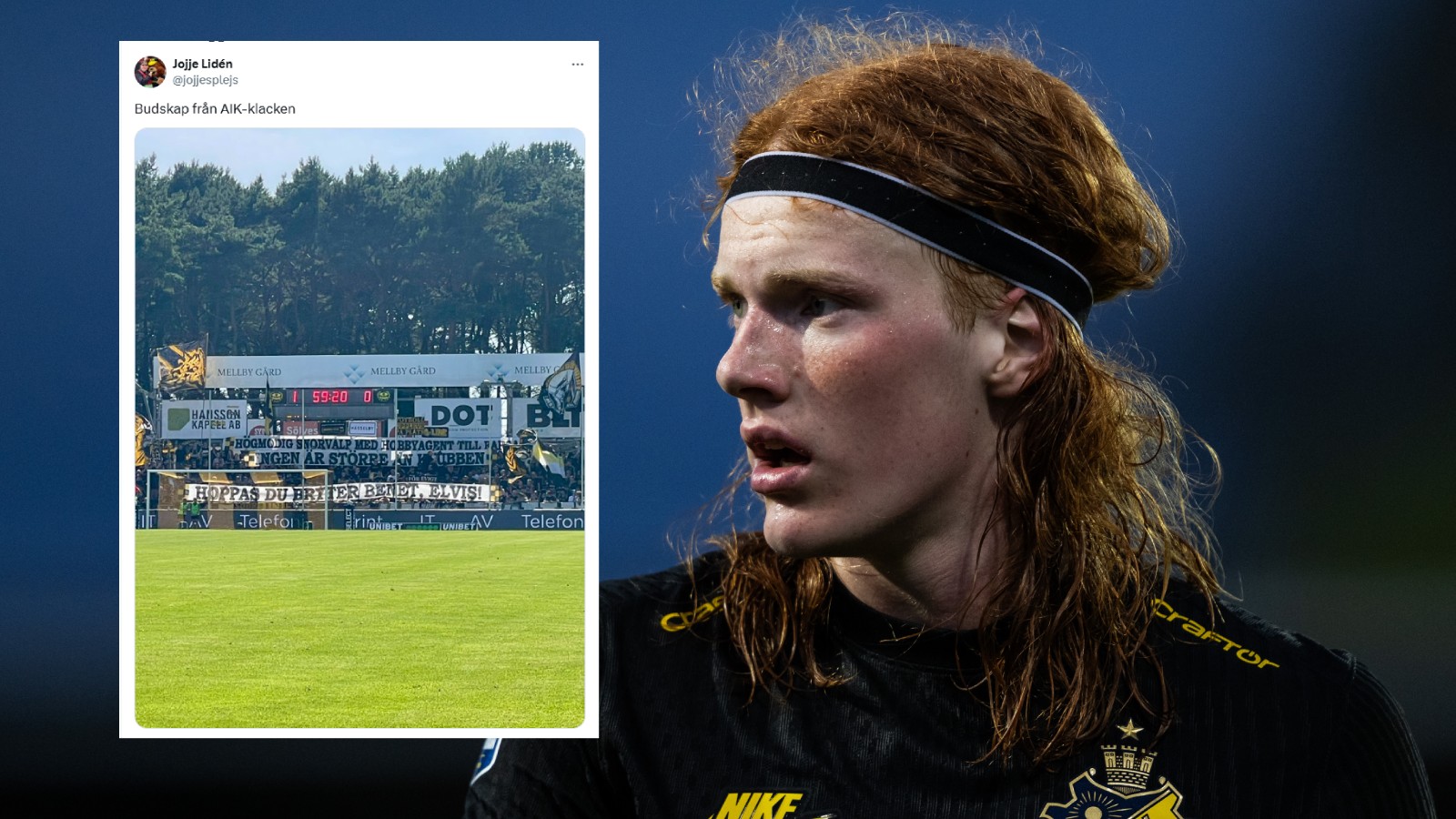 Bryska budskapet till Elvis van der Laan: ”Hoppas du bryter benet”