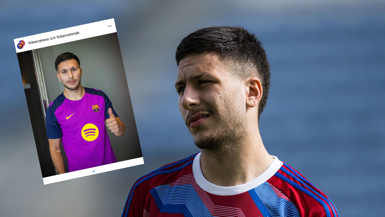 Bardghji tränar med Barcelona – utan att ha presenterats