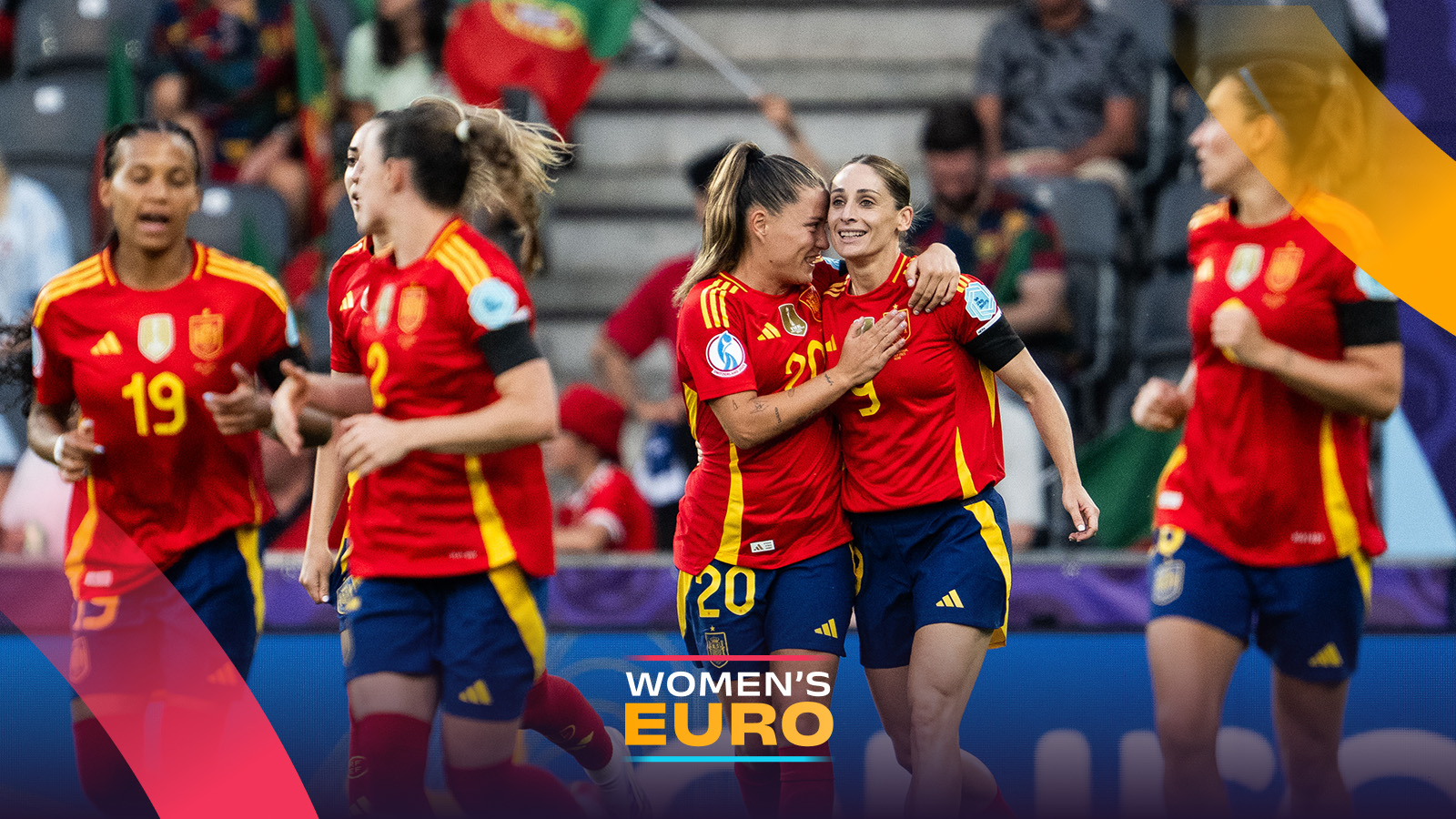 JUST NU: Kalldusch för Portugal – Spanien utökar