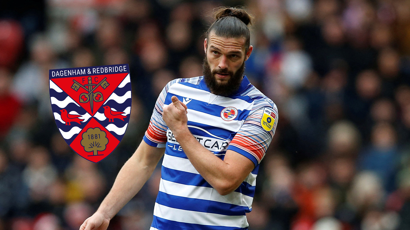 Andy Carroll föll stort i debuten för Dagenham and Redbridge