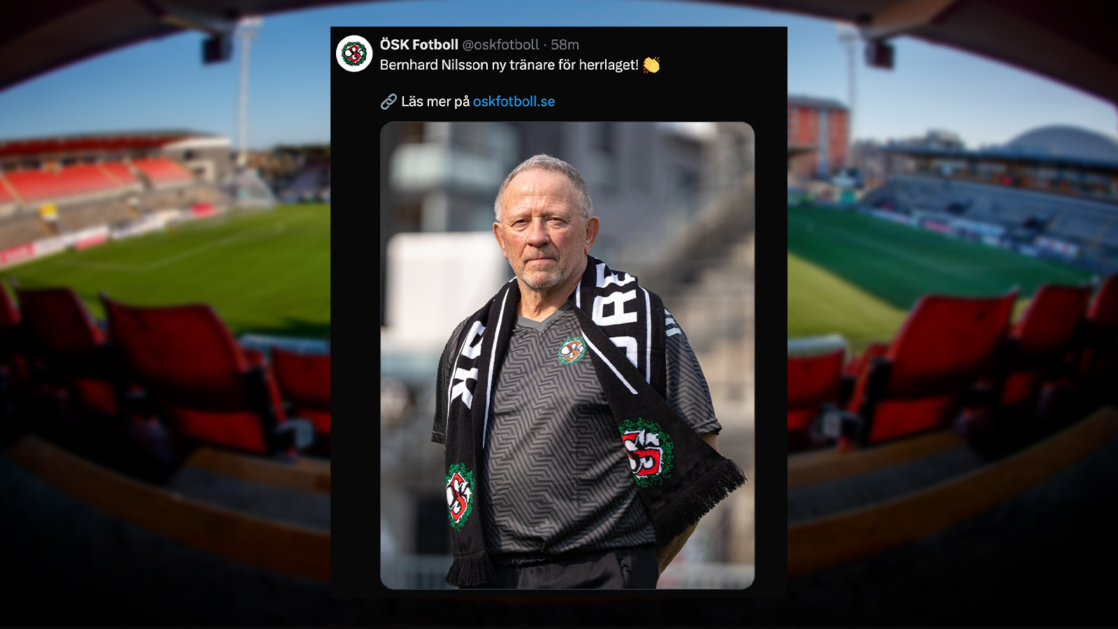 Officiellt: Bernhard Nilsson ny huvudtränare för Örebro SK