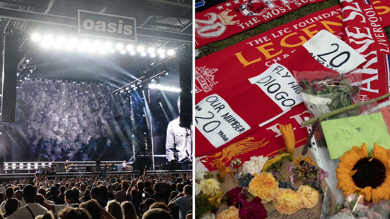 Oasis mäktiga hyllning till Jota – ”Live forever”