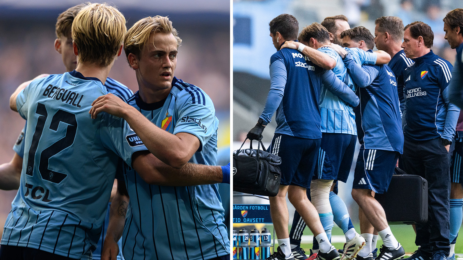 Skadeoro i Djurgården – Stensson och Fallenius utgick: ”Kändes dåligt”