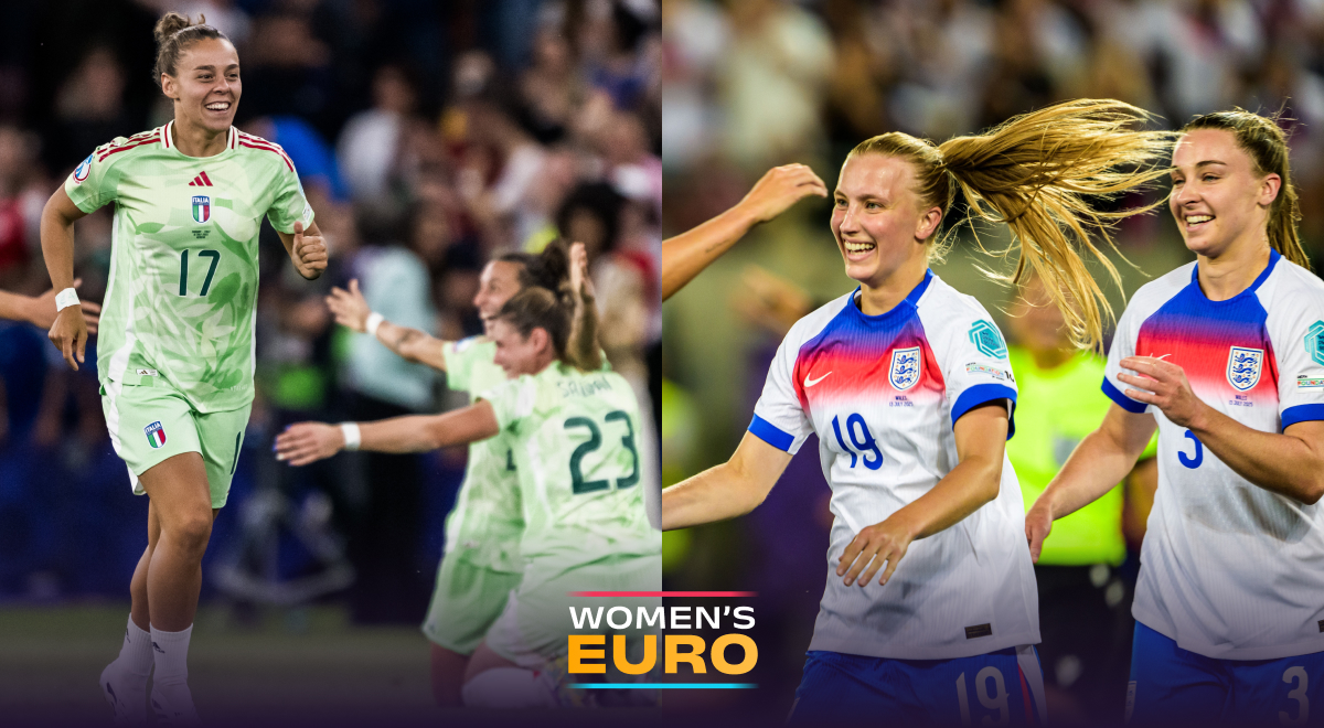 JUST NU: Så startar England och Italien i semifinalen