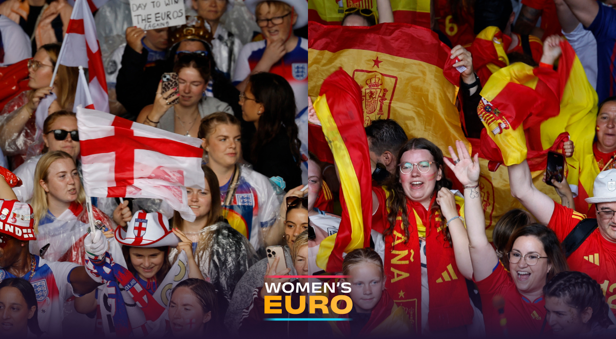JUST NU: Så startar England och Spanien i EM-finalen