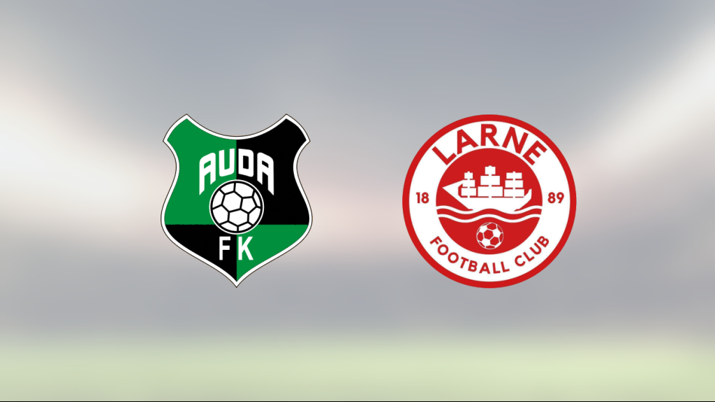 Larne vinnare mot Auda Riga i Conference League Första kvalomgången herr