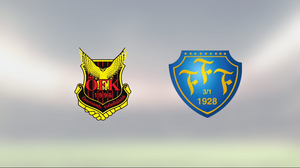 Östersunds FK tog kommandot från start mot Falkenberg