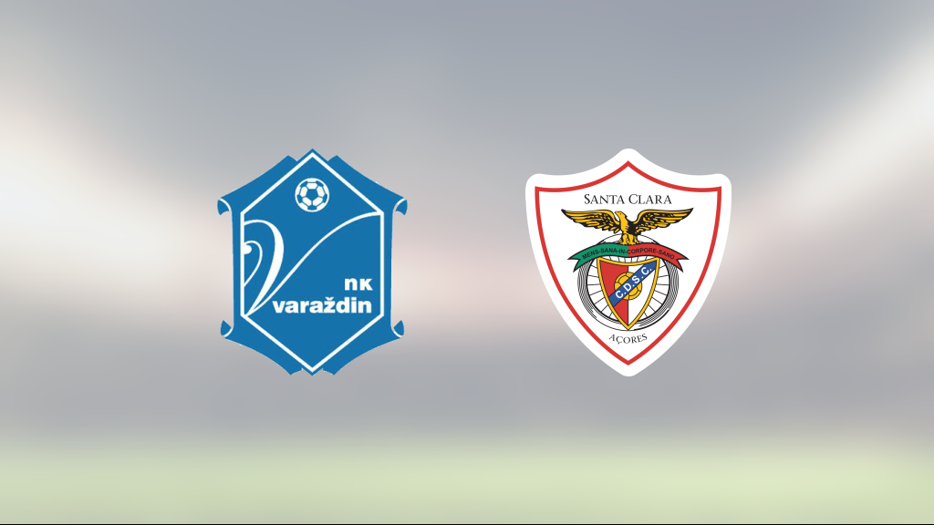 Santa Clara förlorade första matchen mot Varazdin med 1–2