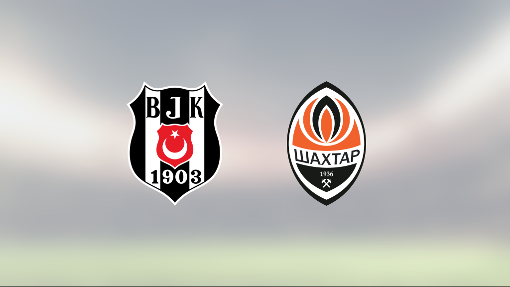 Shaktar Donetsk vann första matchen med 4–2 mot Besiktas