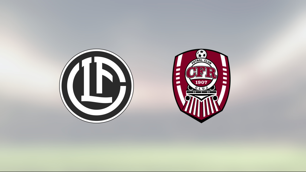 AC Lugano fick bara oavgjort mot Cluj