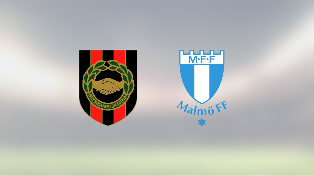 Uddamålsseger för Malmö FF mot Brommapojkarna