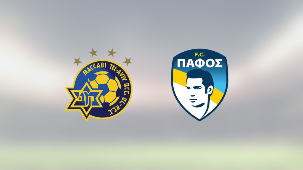 Pafos vann mot Maccabi Tel Aviv i Champions League Andra kvalomgången