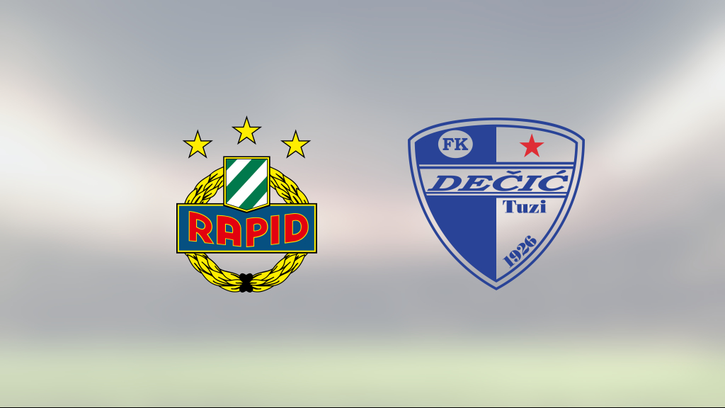 Rapid Wien vann mot Decic i Conference League Andra kvalomgången herr