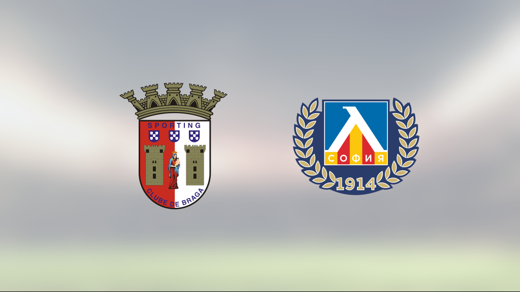Braga vann mot Levski Sofia i andra kvalomgången till Europa League