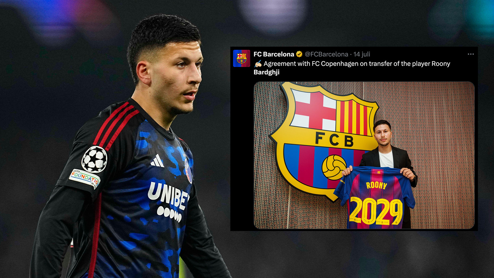 Bardghjis första ord som Barca-spelare: ”En stor dag för mig”