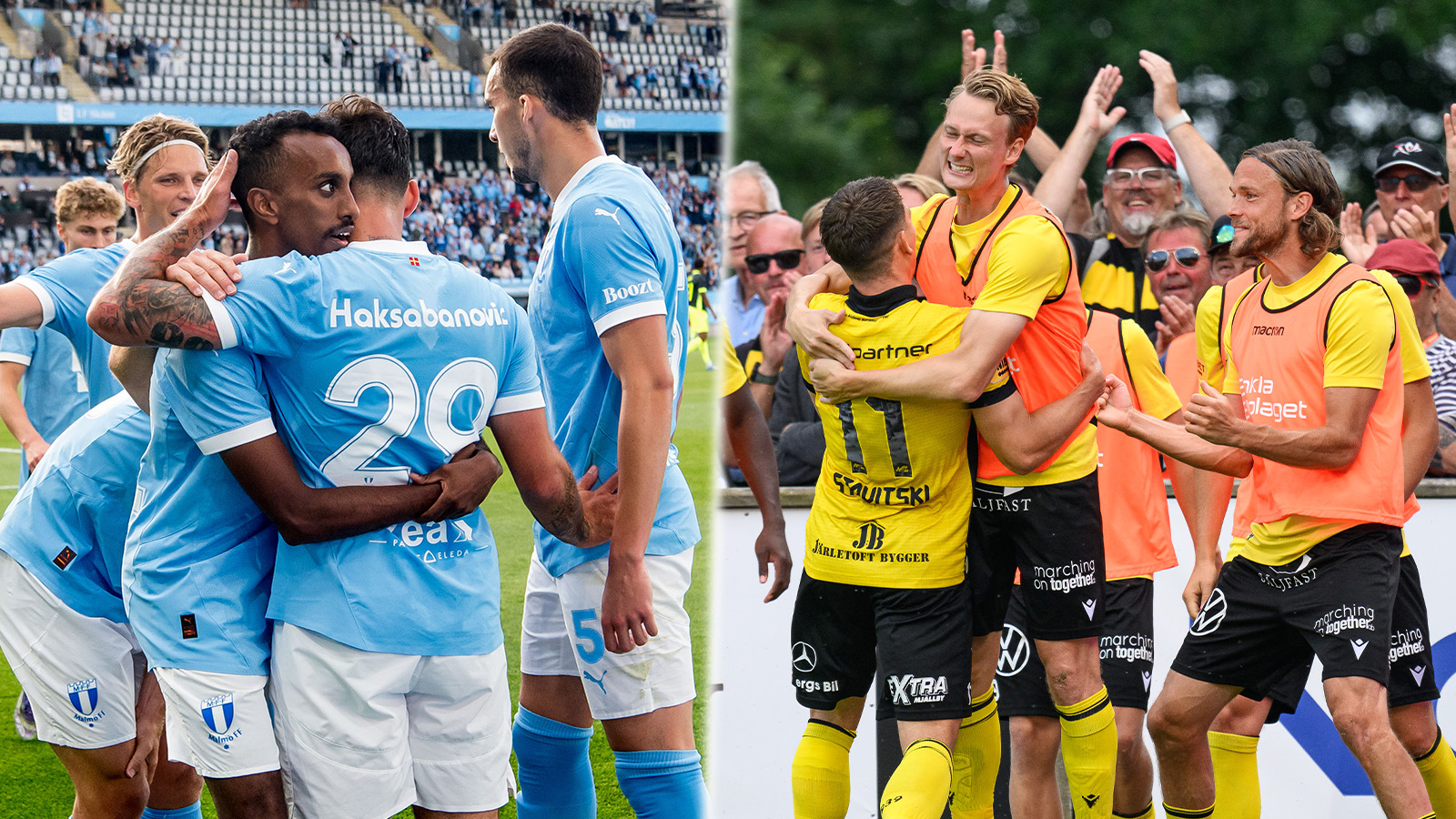 Så ställer Malmö och Mjällby upp i toppmatchen