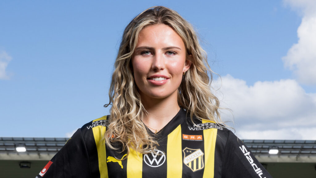 250822 Häckens nyförvärv Nathalie Staaf poserar för ett porträtt den 22 augusti 2025 i Göteborg.