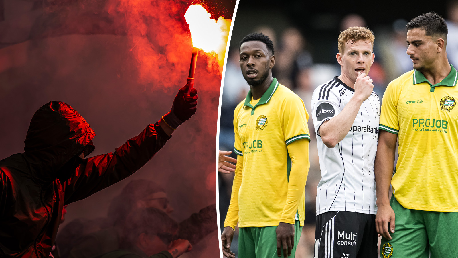Hammarby straffas – efter pyroteknik-användning i Norge