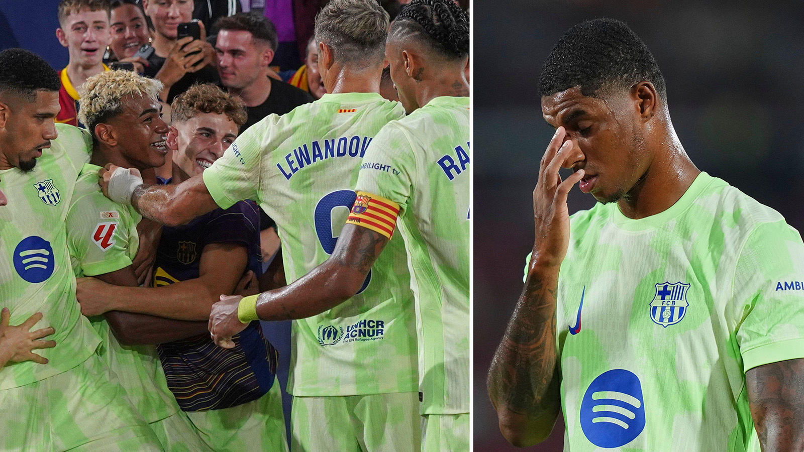 Barças galna vändning – Rashford utbytt