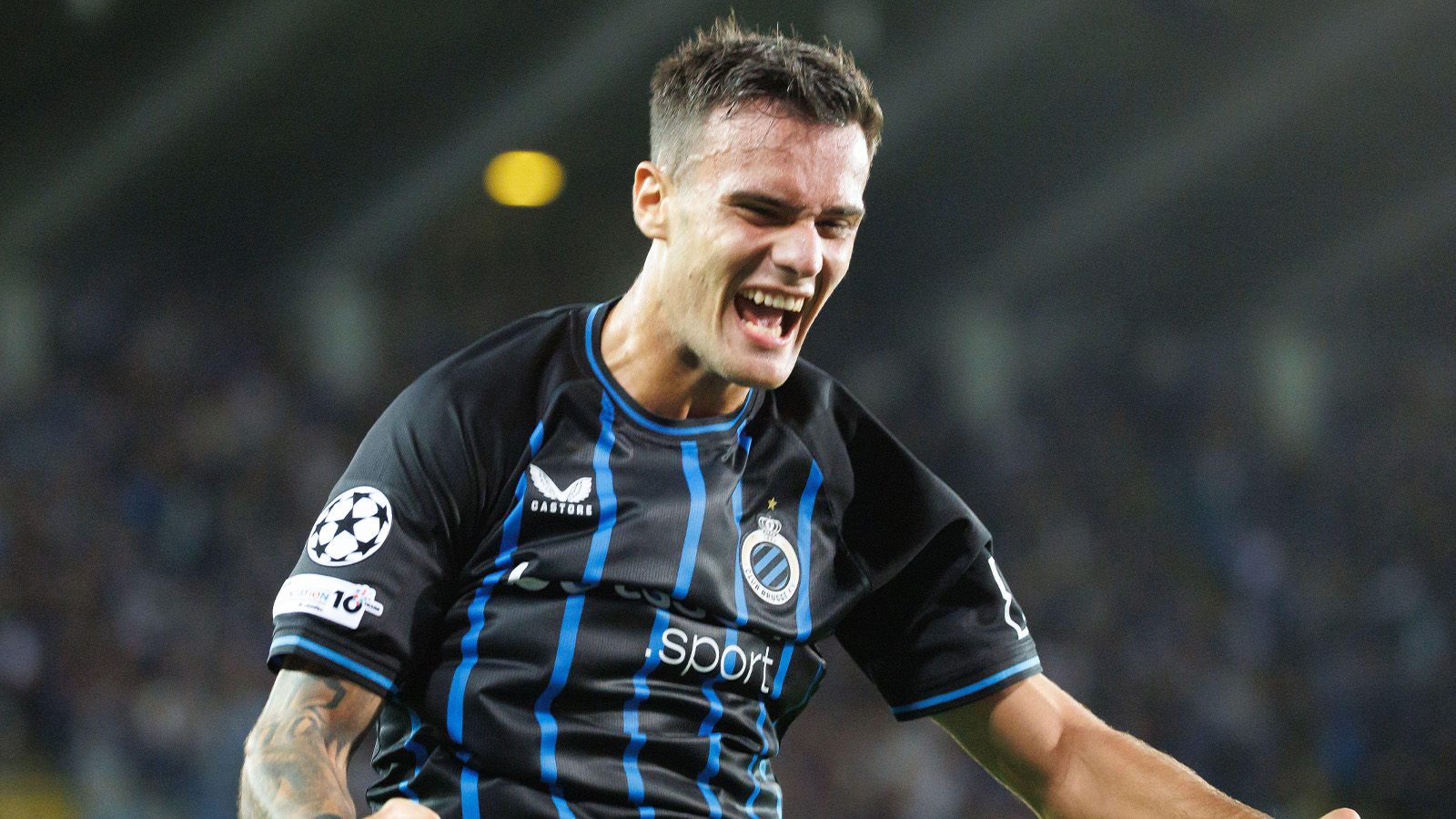 Brugge galna kross – körde över Rangers