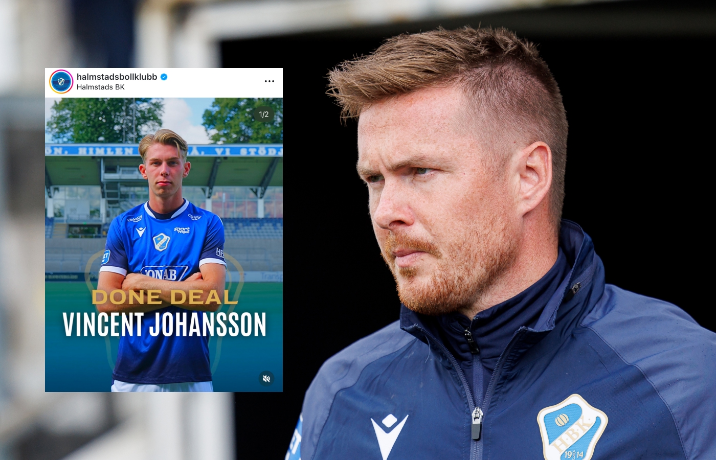 Officiellt: Halmstads BK säkrar upp Vincent Johansson