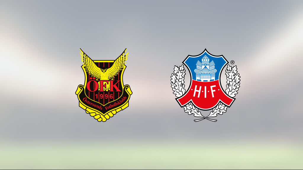 Östersunds FK kryssade hemma mot Helsingborg