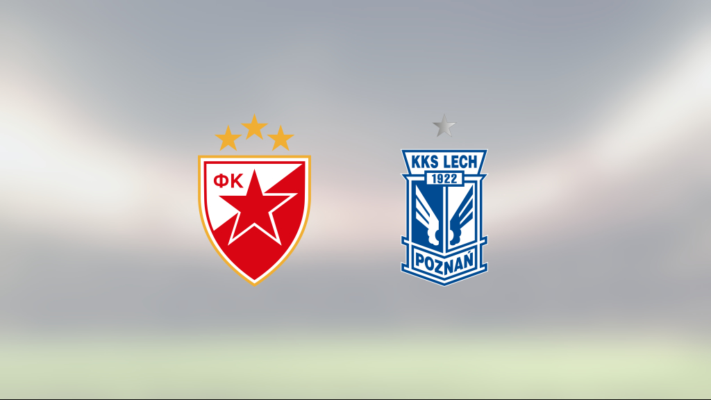 Röda Stjärnan i ledning i halvtid – tappade segern mot Lech Poznan