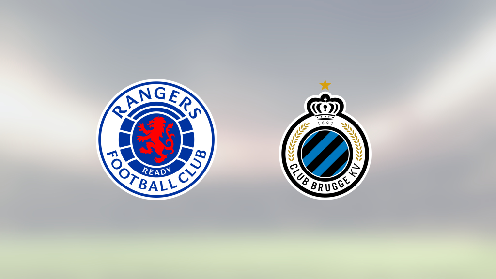 Club Brügge vann första matchen med 3–1 mot Rangers