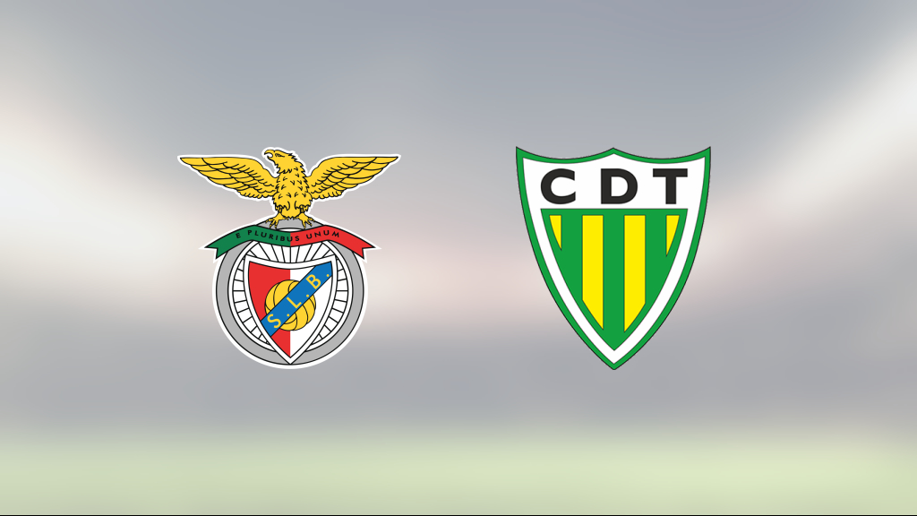 Benfica vann mot Tondela på Estádio da Luz