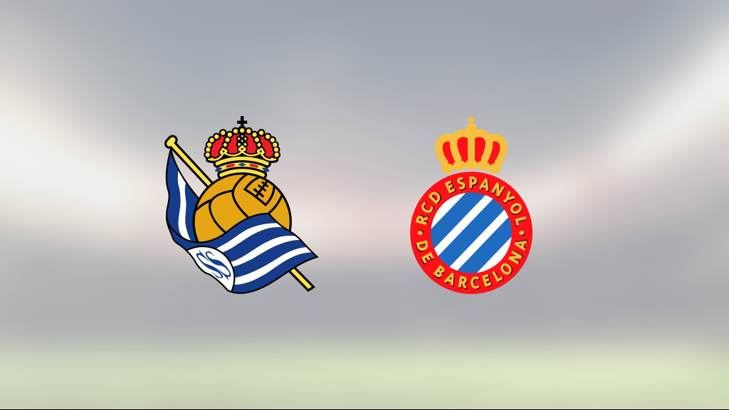 Espanyol ledde i halvtid – men tappade i andra mot Real Sociedad