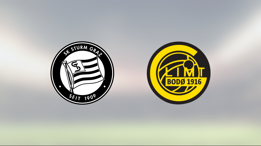 Sturm Graz förlorade i Champions League Play off mot Bodö/Glimt