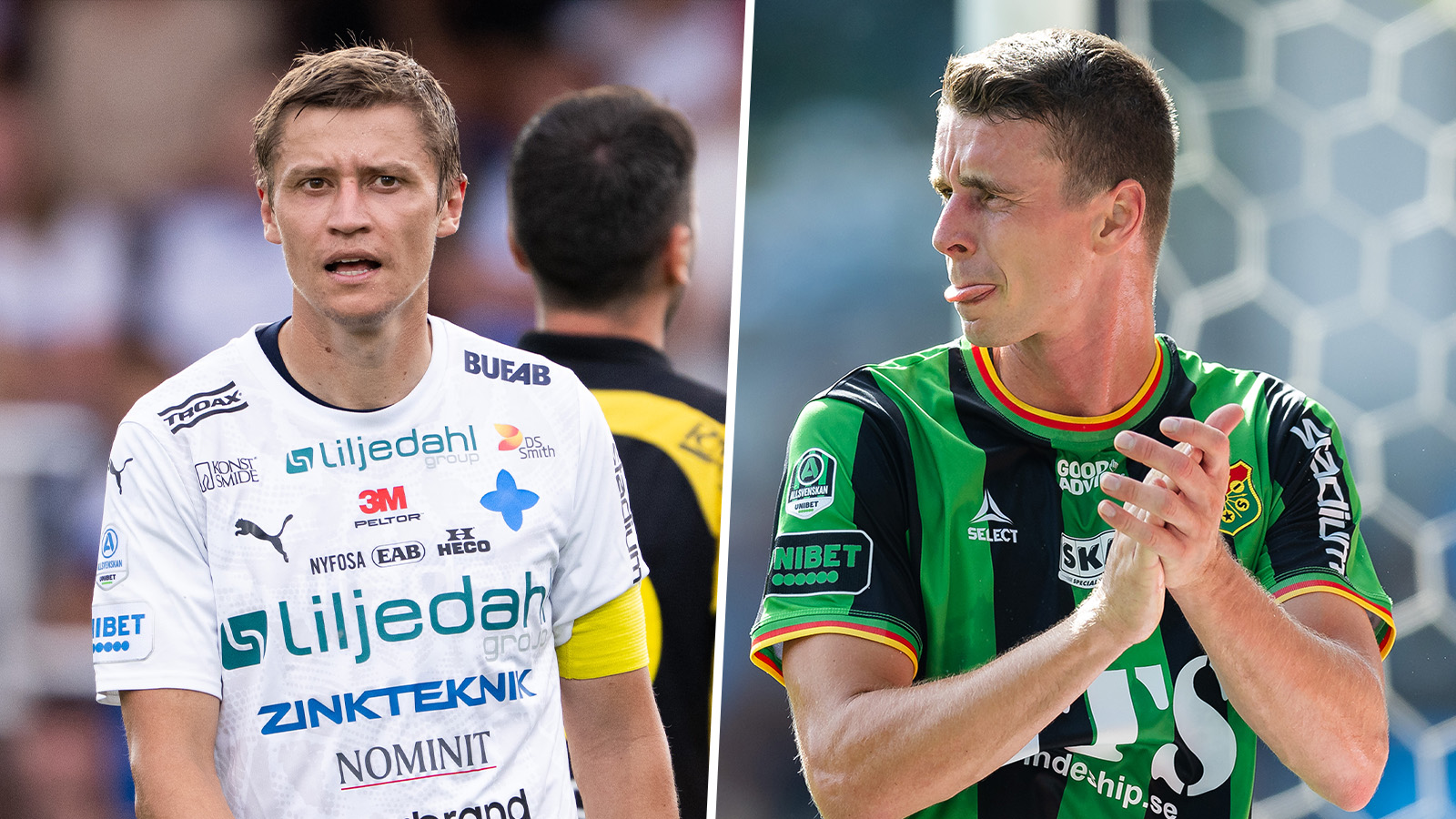 JUST NU: Så ställer Värnamo och Gais upp på Finnvedsvallen