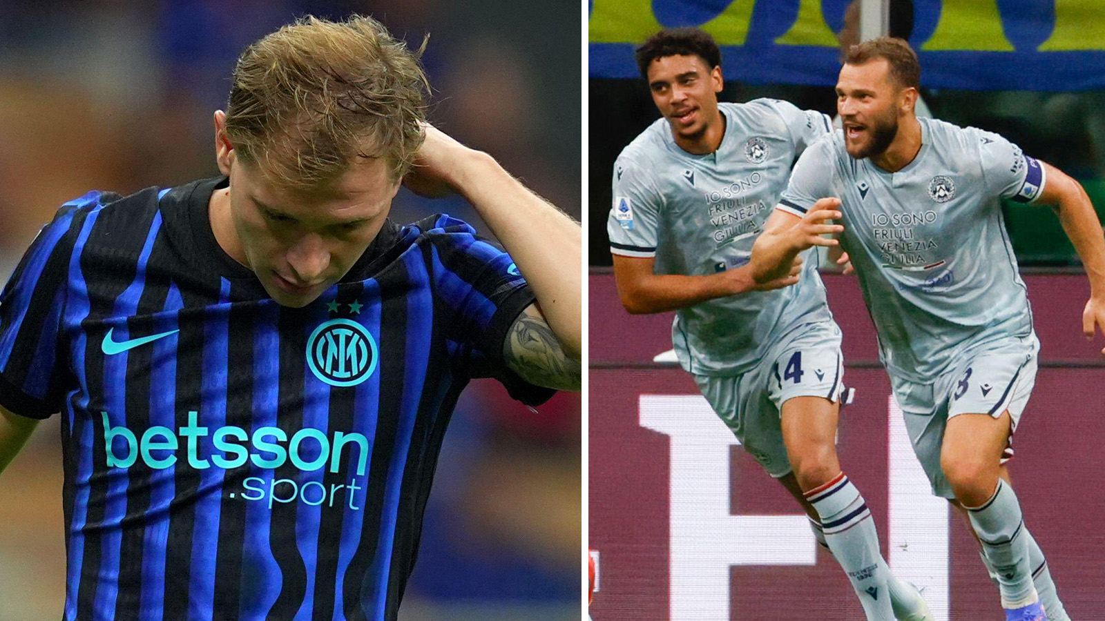 Inters missräkning: Föll ihop mot Udinese
