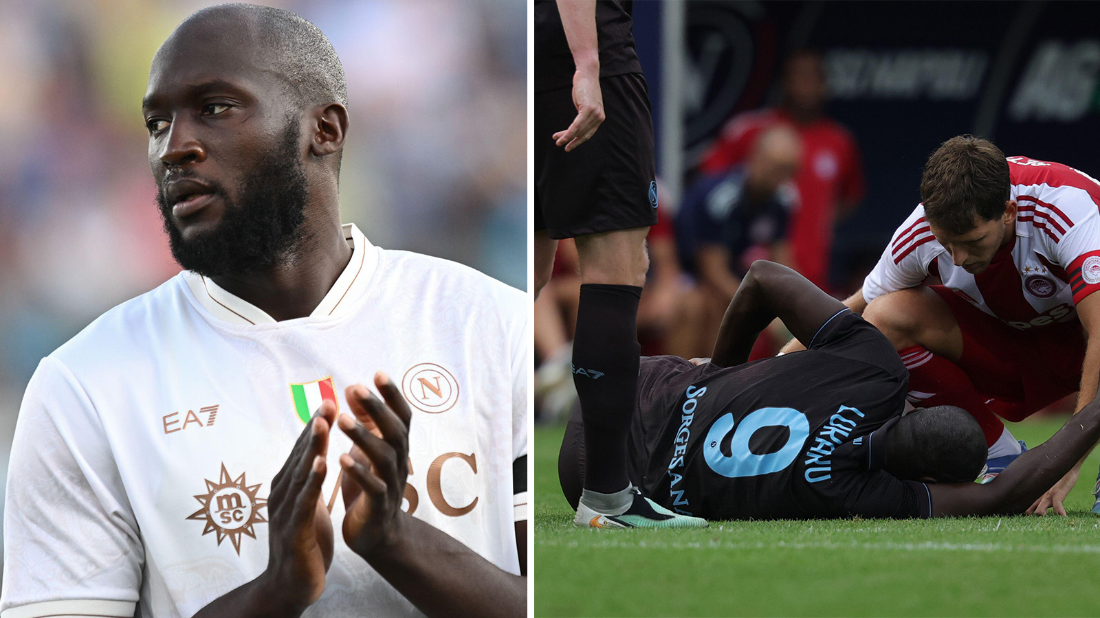 Napolis mardröm: Lukaku skadad – kan bli borta hela hösten