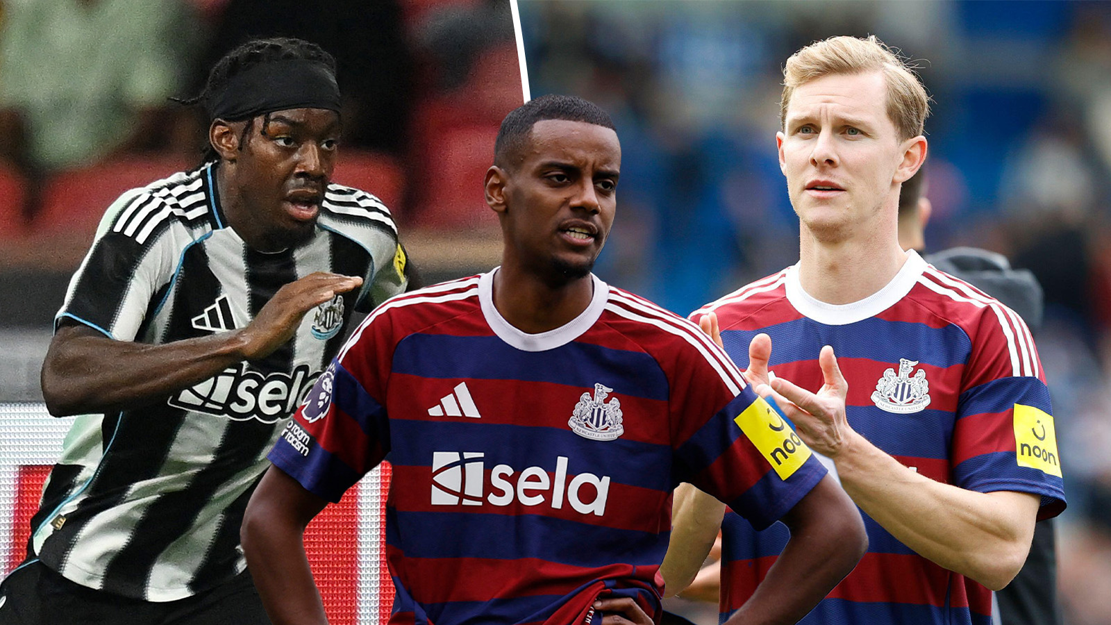 Krafth från start för Newcastle – Elanga och Isak utanför truppen