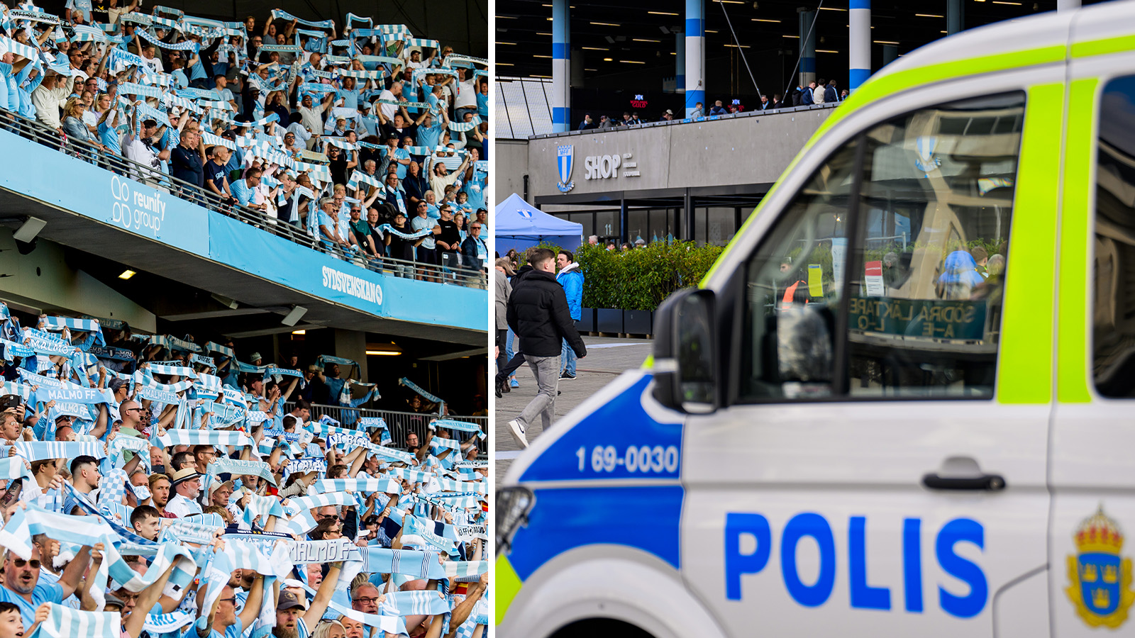 MFF-supportrar stoppade i Köpenhamn – skickas hem