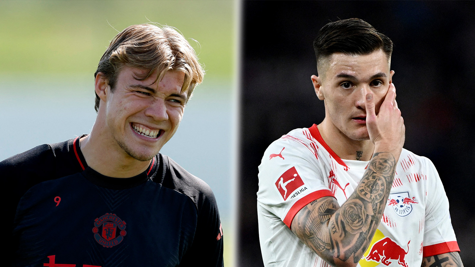 Uppgifter: Sesko och Højlund kan byta klubbar