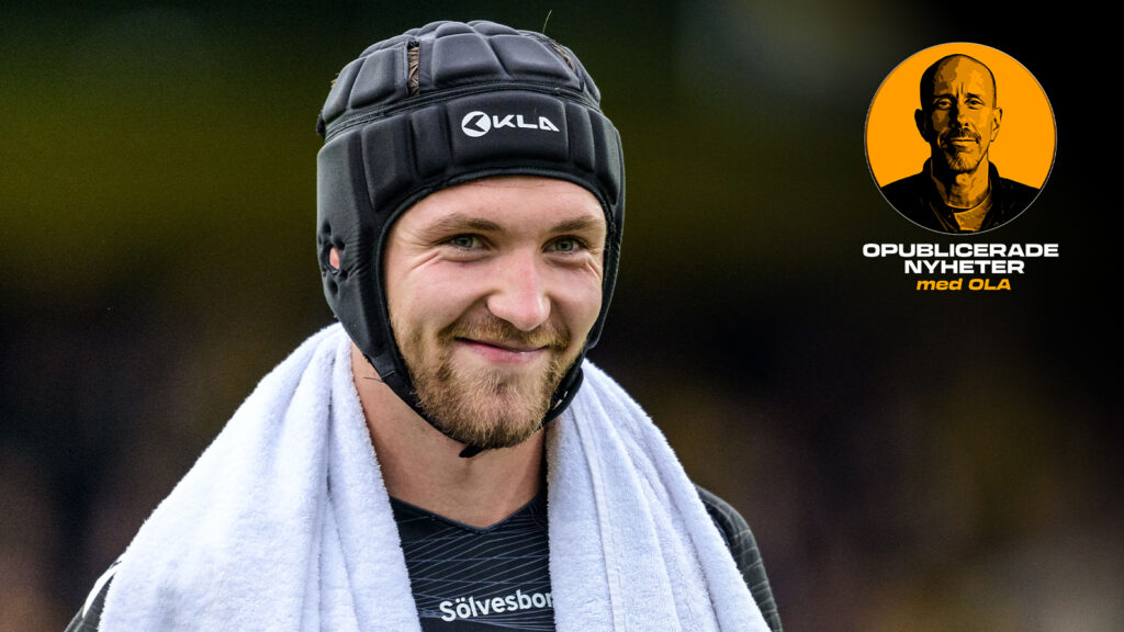 250601 Mjällbys målvakt Noel Törnqvist inför fotbollsmatchen i Allsvenskan mellan Mjällby och Värnamo den 1 juni 2025 i Hällevik.