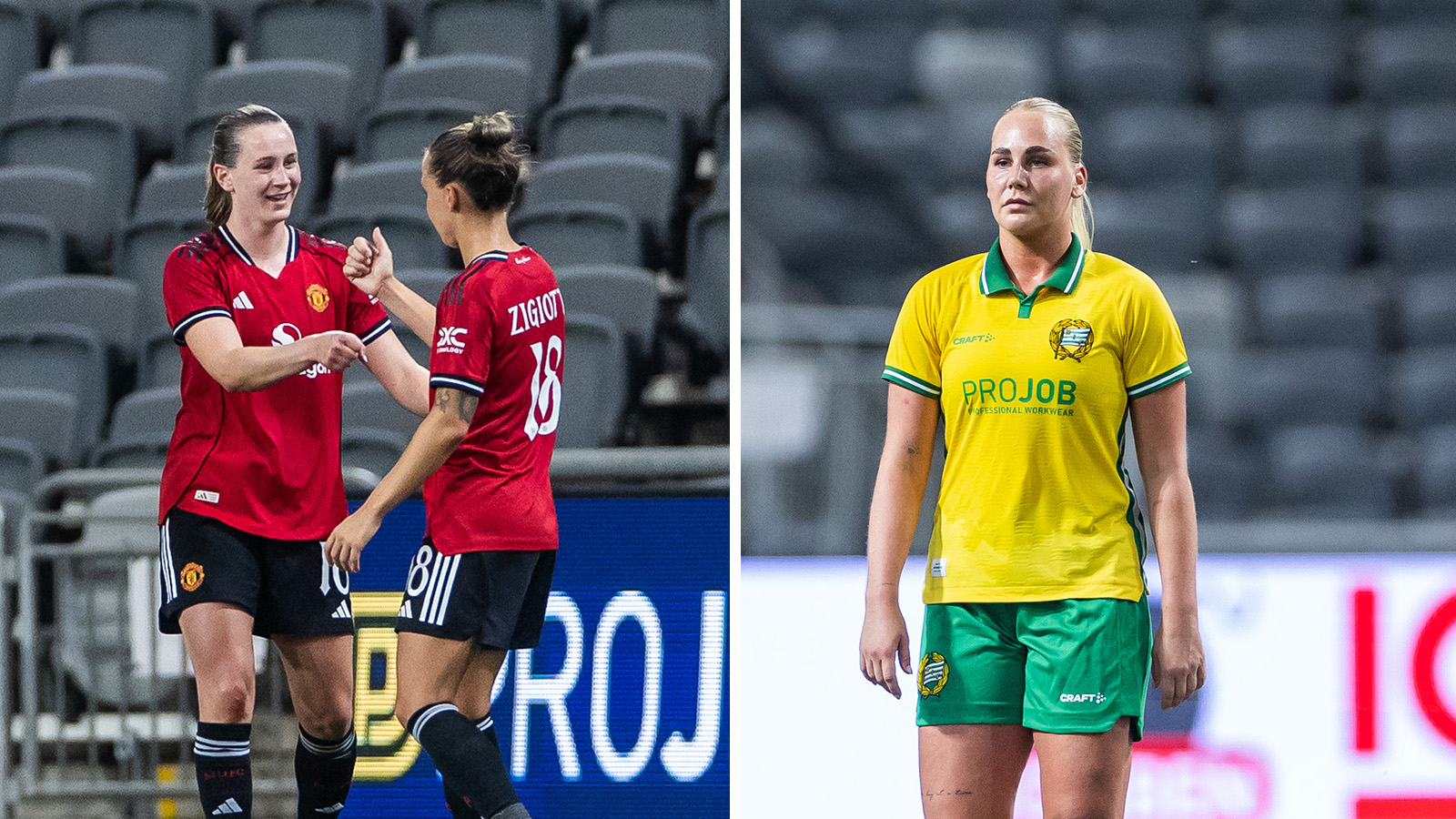 Inget CL-spel för Hammarby – åkte på förlust mot United
