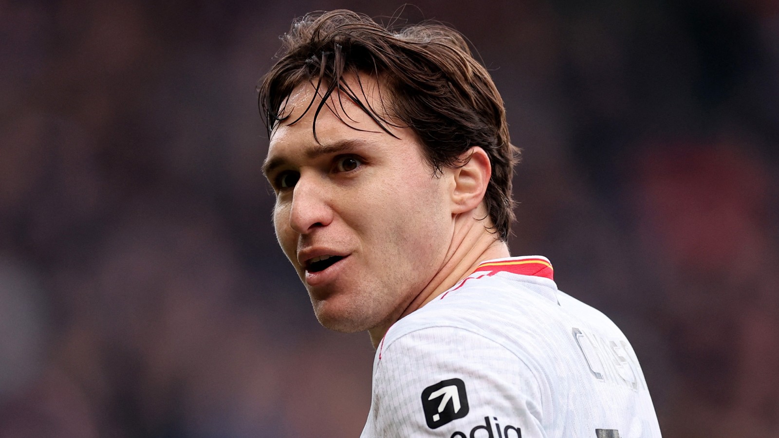 Federico Chiesa utanför Liverpools CL-trupp