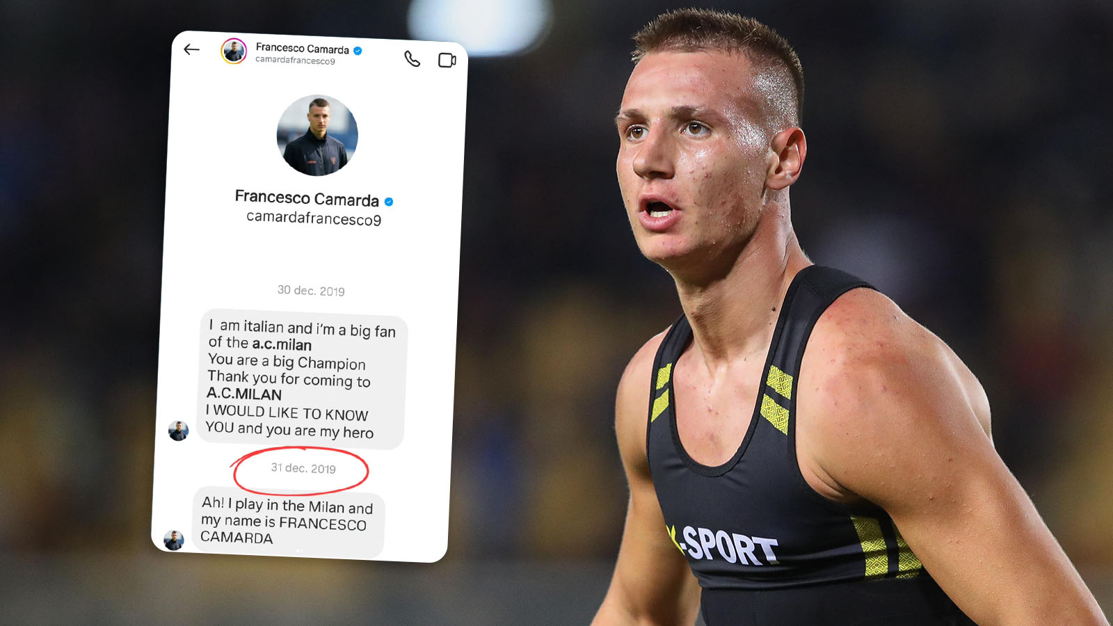 Zlatan avslöjar meddelandet från 17-åriga anfallaren