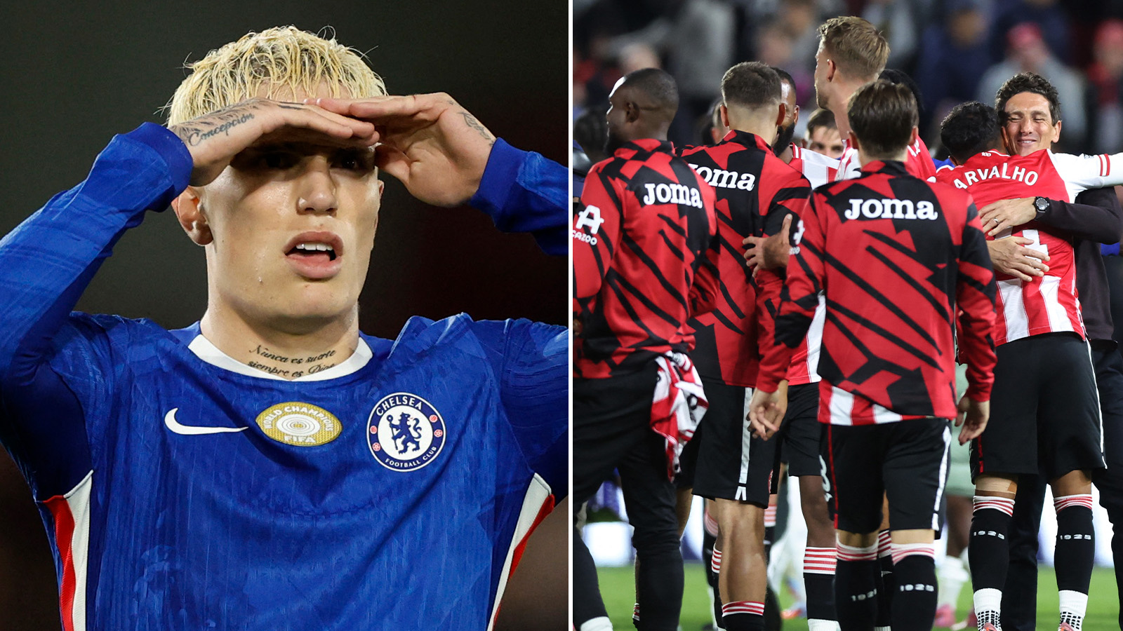 Chelsea tappade vinst mot Brentford i slutminuterna