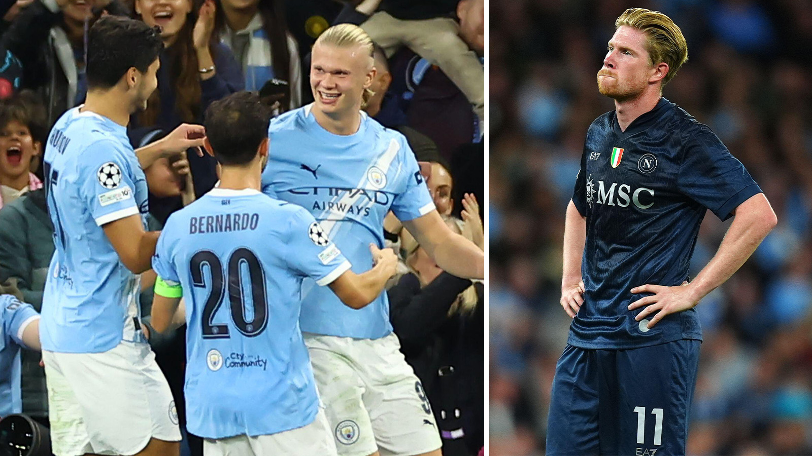 City vann i CL-premiären – ”KDB” utbytt i återkomsten