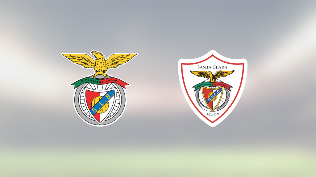 Lopes fixade kryss på övertid för Santa Clara mot Benfica