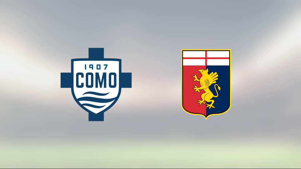 Kryss på övertid för Genoa mot Como